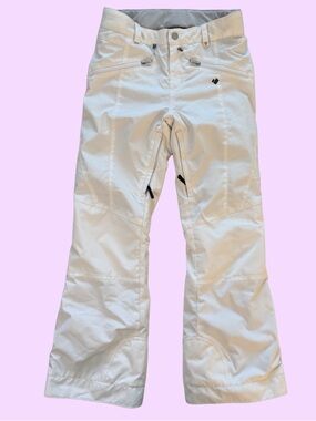 Obermeyer White Teen Snow/Ski Pants - Insulated Stretch Joggers